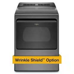 Whirlpool 7.4 cu. ft. Chrome Shadow Front Load Electric Dryer with AccuDry System