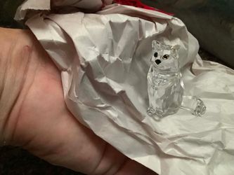 Crystal Swarovski cat figurine