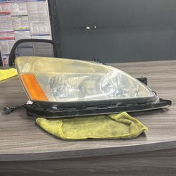 2005 Accord Headlight right Side