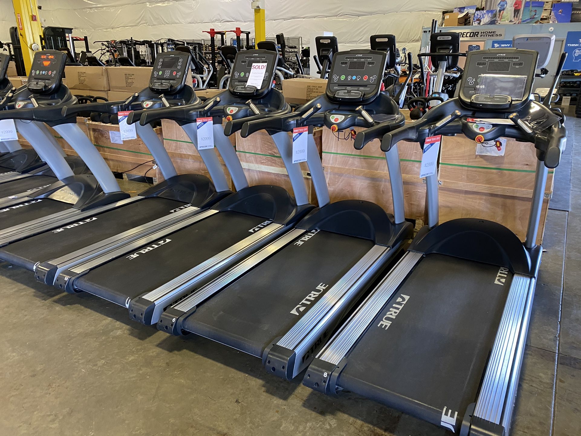 Commercial Grade Treadmills W/ New Consoles