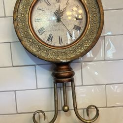 Beautiful Vintage Metal Clock