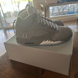 Jordan 5 wolf grey size 10