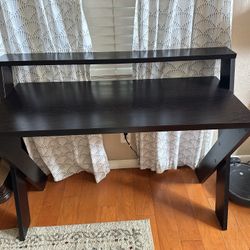Black Wood Desk