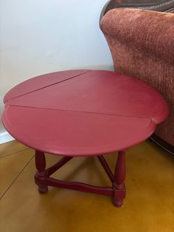 Painted “Red” Side Table