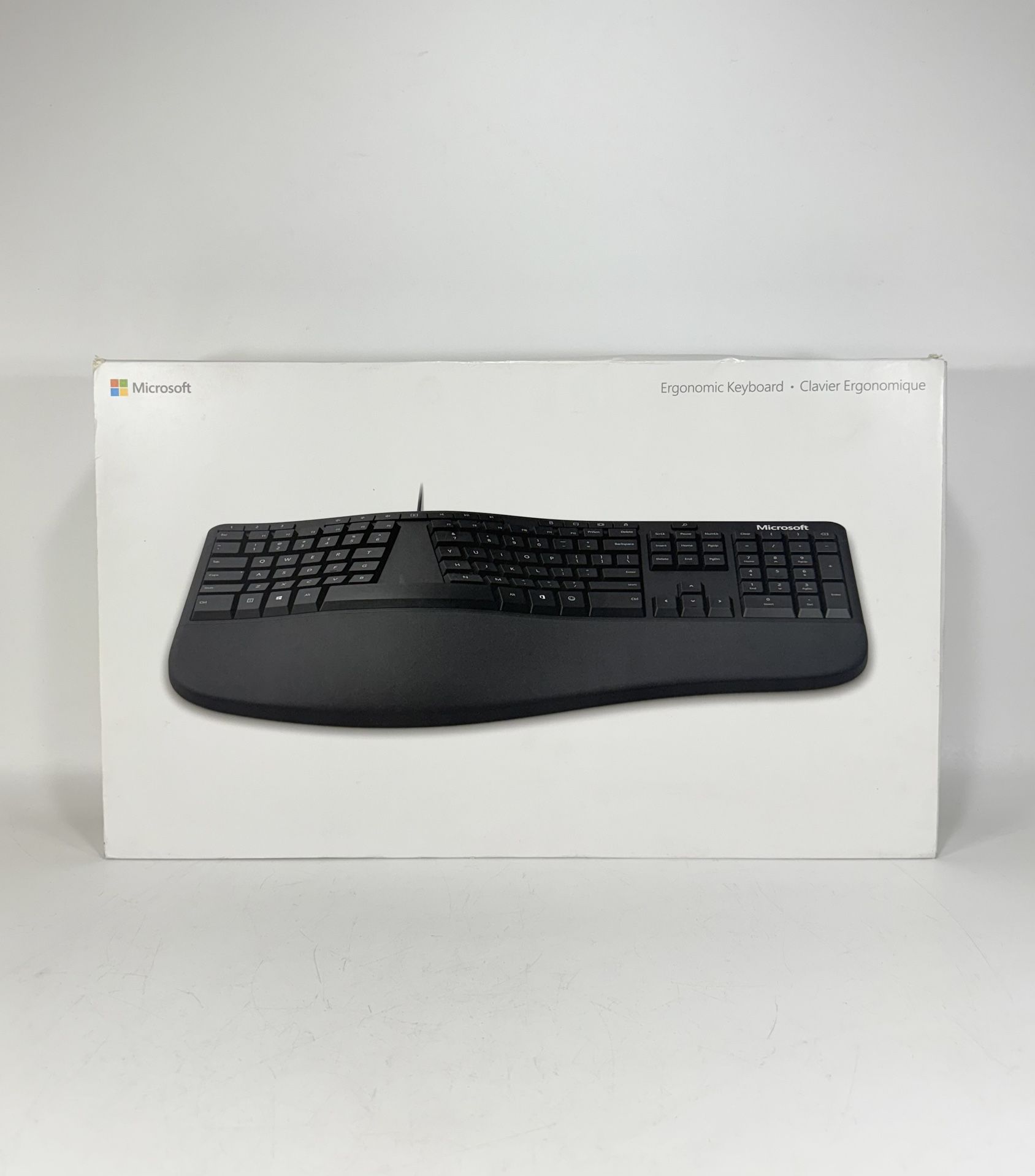 SEALED Microsoft Ergonomic Wired USB Keyboard ~ Black LXM-00001 ~ Model 1878
