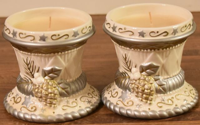 Holiday Shimmer Scented candles