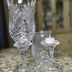 $15/obo Bundle for Glass Hurricane Candles Holders