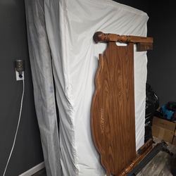 Full Bed With Headboard, Bed Rails, And Box Spring BRAND NEW 