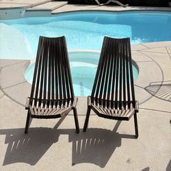 Acacia wood outdoor foldable chair