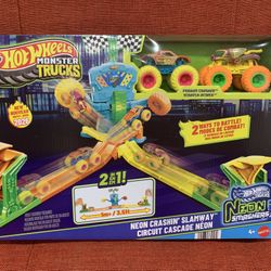 Neon Smasher Monster Truck Hot Wheels 