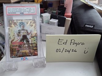 Dragonball Masters TCG Vegeta GOD RARE