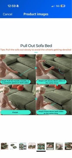 LINSY HOME  sectional sleeper sofa with pull out couch and love seat sofa with pull out couch