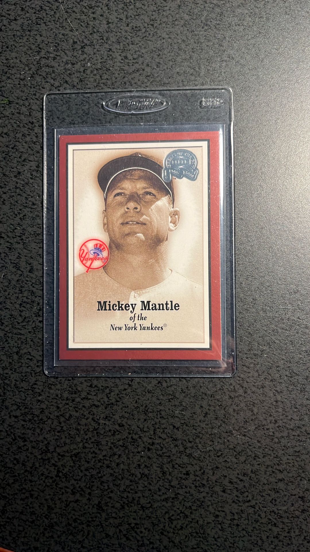 Mickey Mantle 2000 Fleer Great of the Game Card
