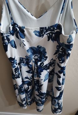 Dress With Blue Flowers