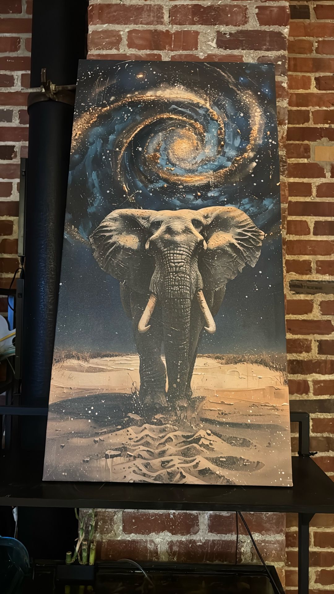 Canvas Painting - Mystical Elephant 40x20”