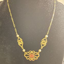 MONET Vintage. Signed. 1968. Triple gold plated 