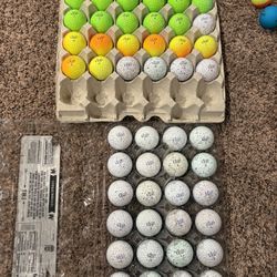 48 Vice colored/speckled golf balls in great condition 