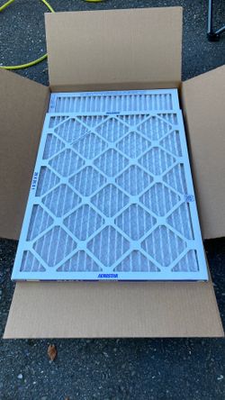 Qty 6 Aerostar 20x25x1 Merv 11 furnace filters