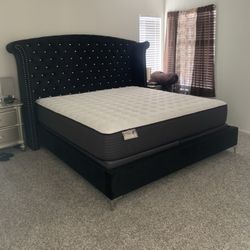 $899 Brand New King Bed Frame With Mattress (Read Description Below)