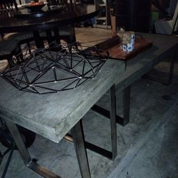 Indoor/Outdoor Coffee Table Pair