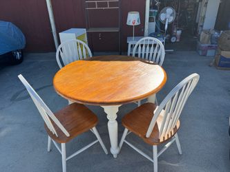 Farmhouse style table and chairs