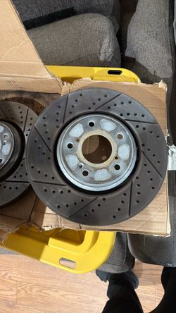 Slotted and drilled rotor
