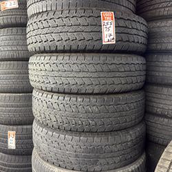 255/75/17 Four Tires Used In Good Condition 