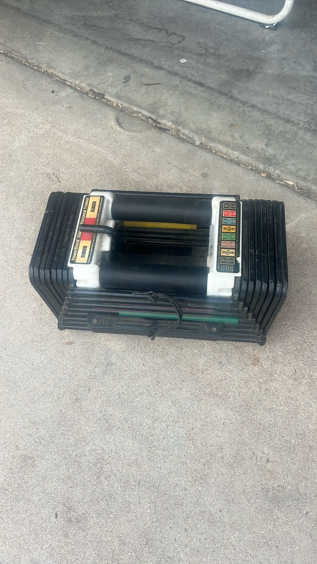 Power block Ajustable Dumbbells
