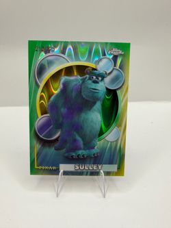 2026 Topps Chrome Disney Sulley Green Refractor /225 #29 Monsters Inc
