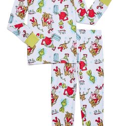 Brand New Grinch PJs Size 4