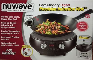 BRAND NEW Nuwave Digital Precision Induction Wok Set