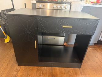 Black desk/stand