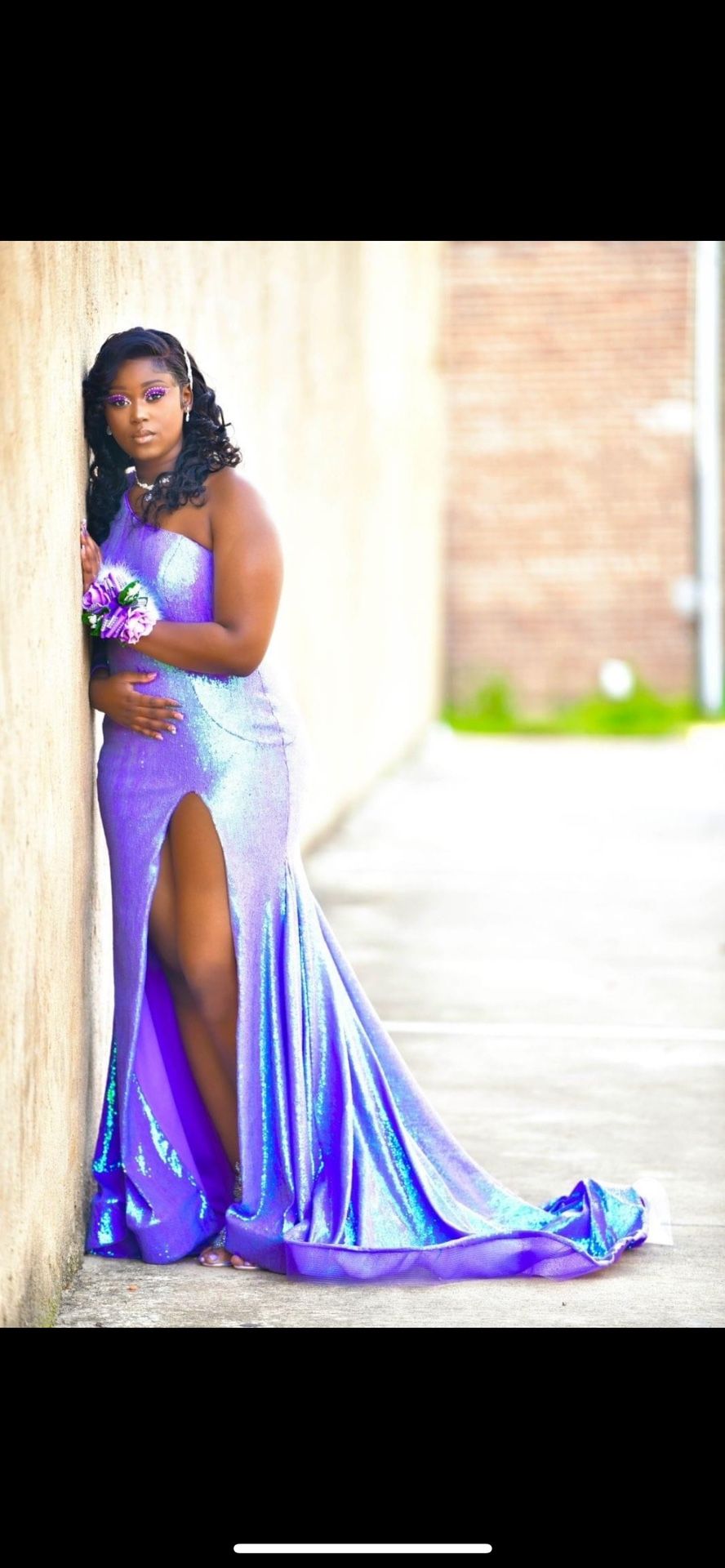 Ashley Lauren Size 8 Lilac Purple Prom Dress - coffeafoods.com