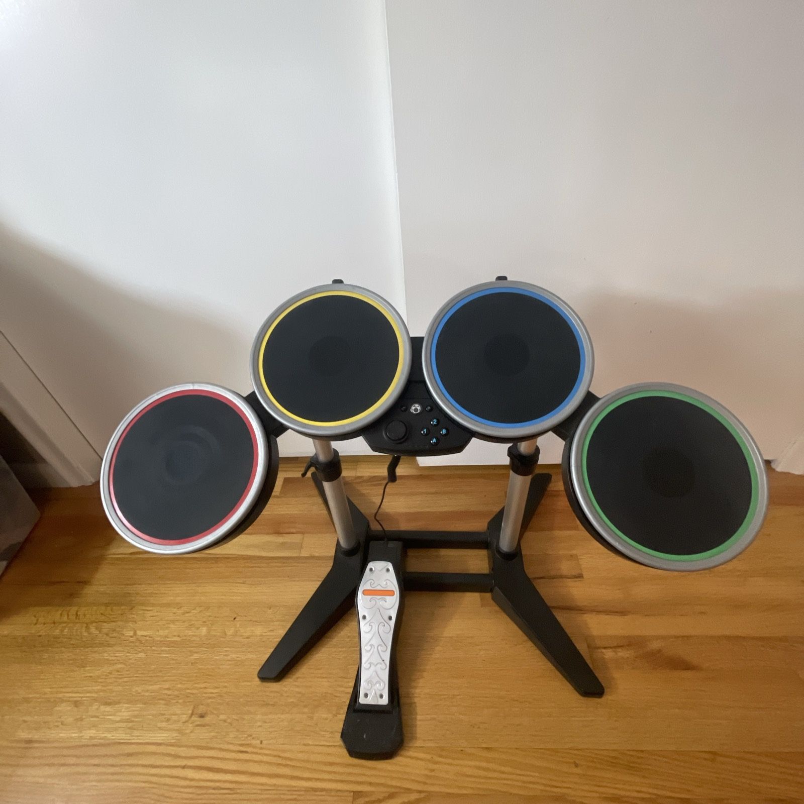 Nintendo Wii Rock Band 2 Wireless Drum Set With Pedal No Dongle nwdms2 - Tested