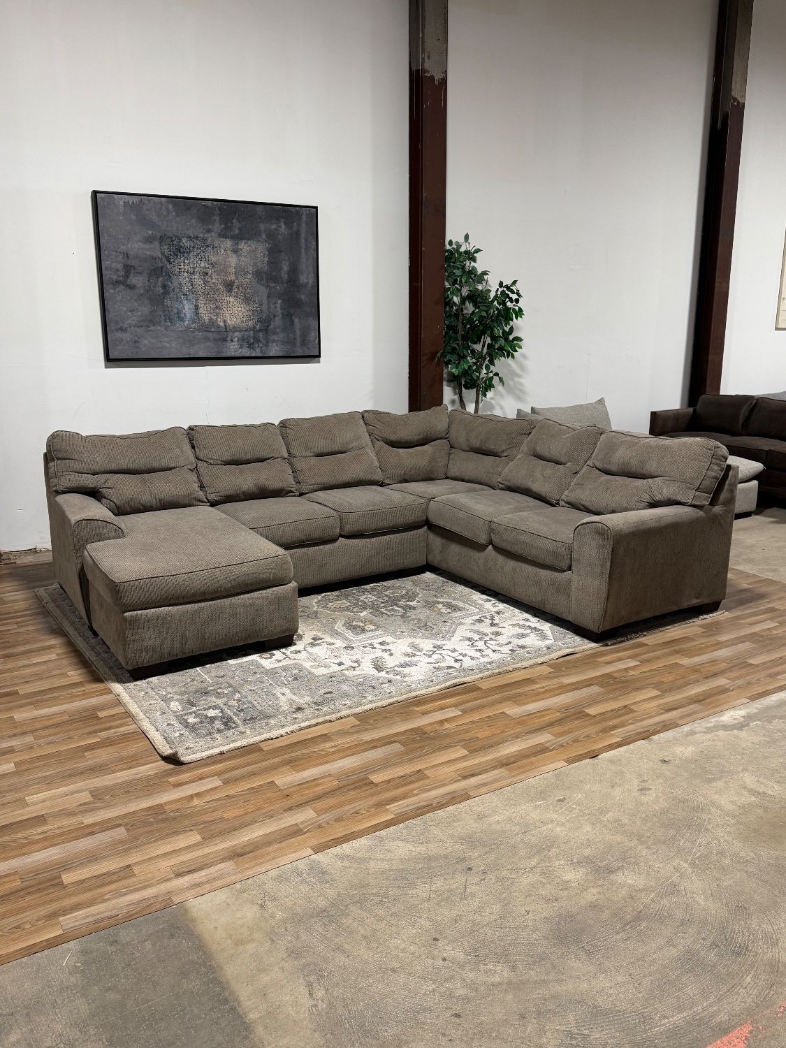 Taupe Sectional Sofa 🚛 Delivery Available