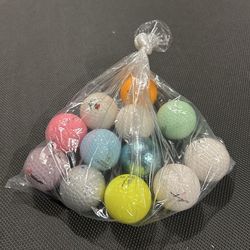 Golf balls - crystal type