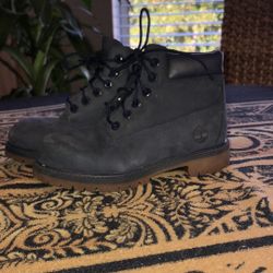 Kids Timberlands Navy blue