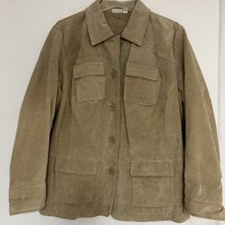St John’s Tan  Suede Jacket, 1X