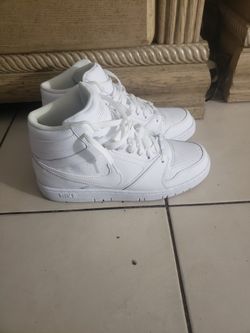 Nike Prestige Iv High Triple White 