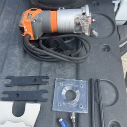 Rigid R2401 5.5 Amp Compact Fixed-Base Corded Router Home Shop Garage Job site Work Tool