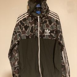 Adidas Camo Windbreaker