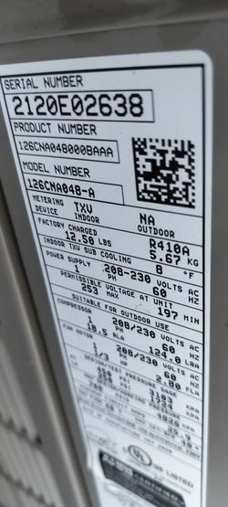 Bryan 4 ton A/C