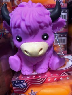 Sunny Days Purple Bull Squeeze Toy