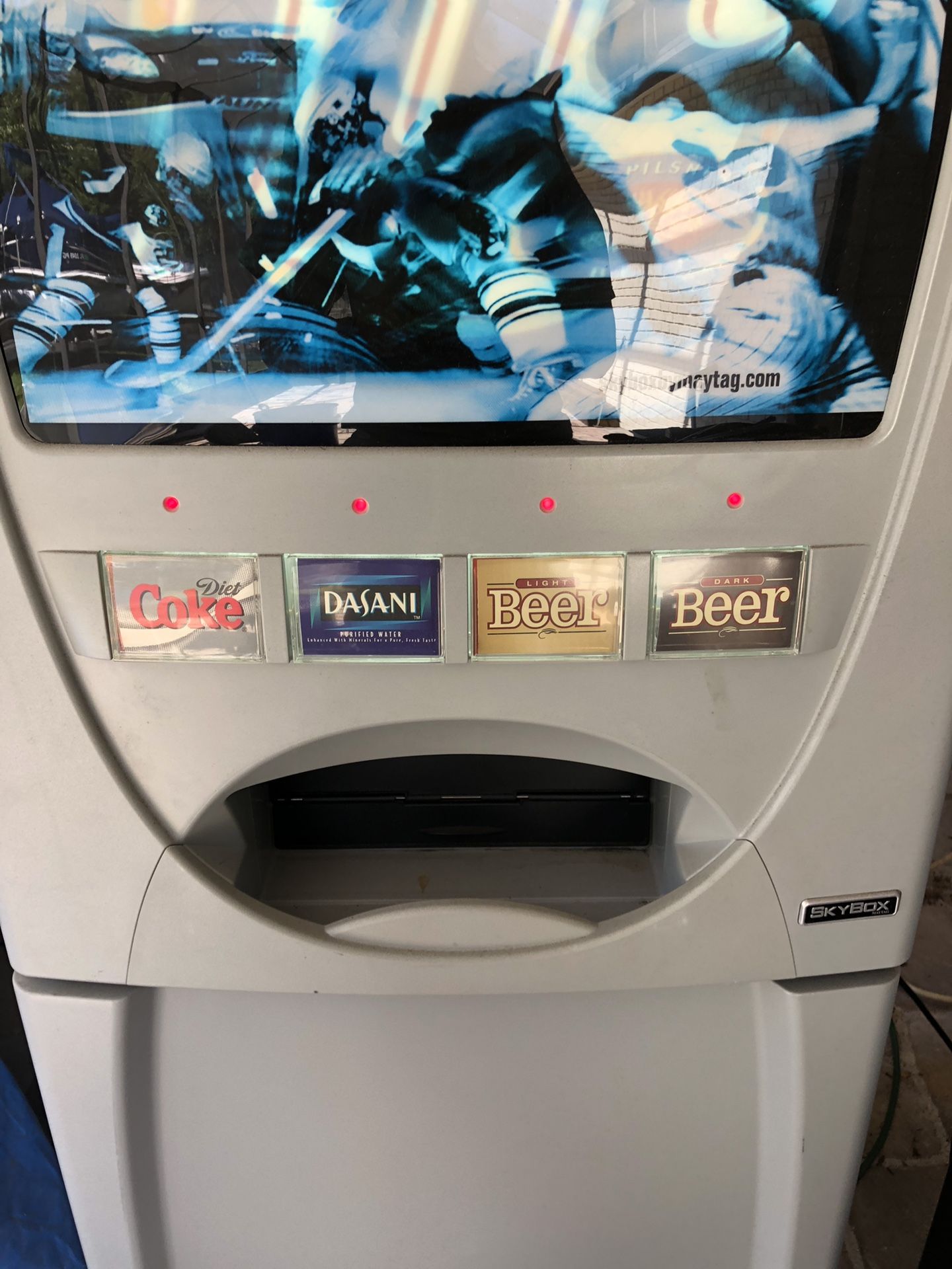 Skybox by Maytag vending machine (Man Cave)