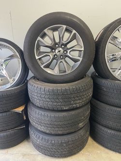 20” Chevy Factory Wheels and Tires 6Lug