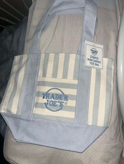 Blue tote bag