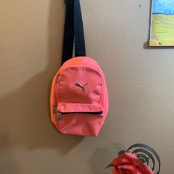 Puma Neon Pink Sling Backpack