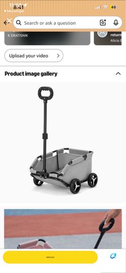 Folding pet wagon