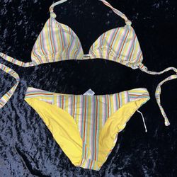Striped 2 Piece Bathing Suit