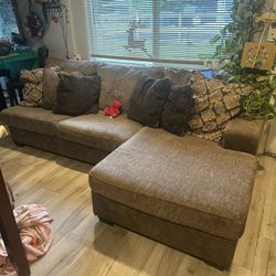 Brown Sectional Sofa Set 